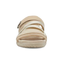New Easy Spirit Shells Flat Sandals NaturalMulti