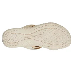 New Easy Spirit Shells Flat Sandals NaturalMulti