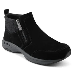Hot Easy Spirit Shuffle Ankle Booties BlackSuede