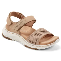 Easy Spirit Sway Casual Platform Sandals Natural