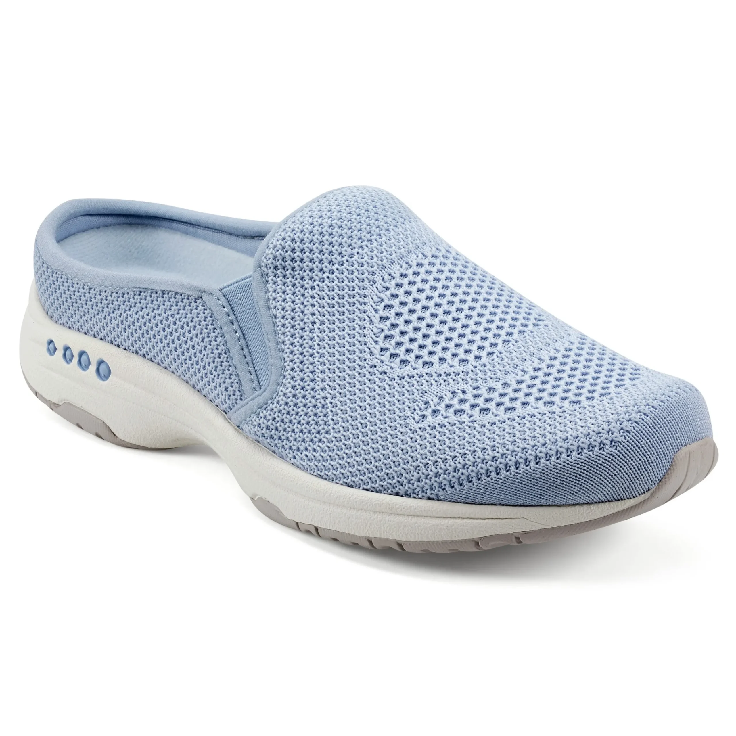 Discount Easy Spirit Takeknit Eco Clogs LightBlue