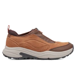 Easy Spirit Tayten Front Zip Walking Shoes BrownSuede