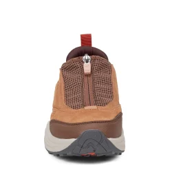 Easy Spirit Tayten Front Zip Walking Shoes BrownSuede
