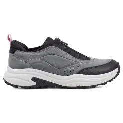Outlet Easy Spirit Tayten Front Zip Walking Shoes GreySuede