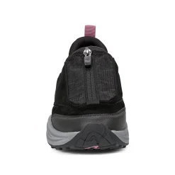Best Easy Spirit Tayten Front Zip Walking Shoes BlackSuede