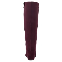 Best Easy Spirit Tony Heeled Boots BurgundySuede