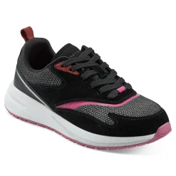 Hot Easy Spirit Topa Lace Up Sneakers BlackSuede