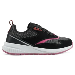 Hot Easy Spirit Topa Lace Up Sneakers BlackSuede