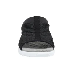 Clearance Easy Spirit Traciee Slip On Sandals BlackMultiFabric