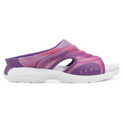Discount Easy Spirit Traciee Slip On Sandals PurpleTyeDye