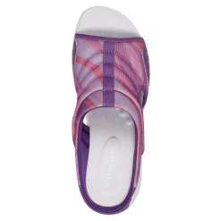 Discount Easy Spirit Traciee Slip On Sandals PurpleTyeDye