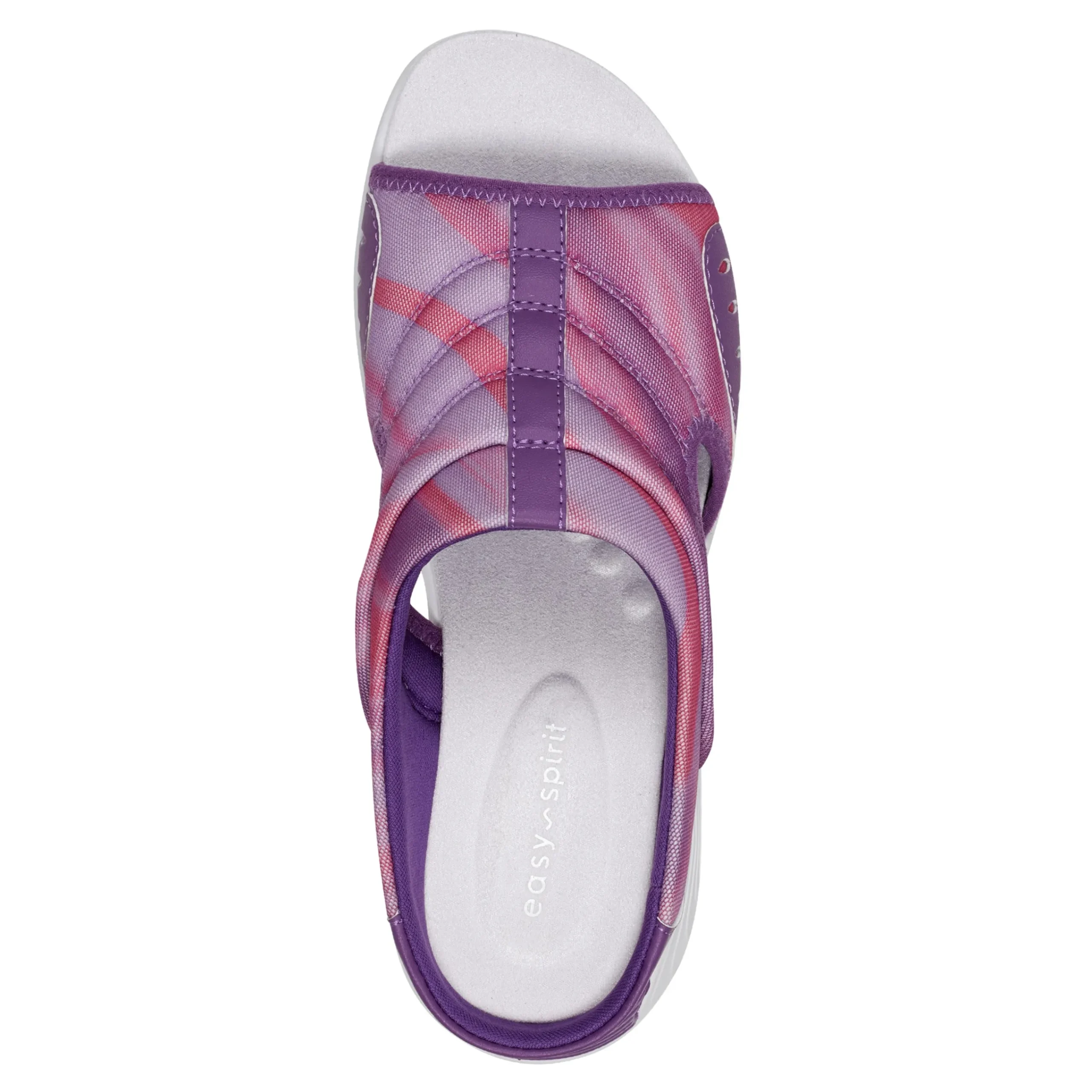 Discount Easy Spirit Traciee Slip On Sandals PurpleTyeDye