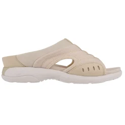 Hot Easy Spirit Traciee Slip On Sandals TaupeMesh