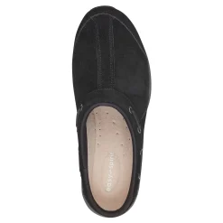 Clearance Easy Spirit Travelport Clogs BlackSuede