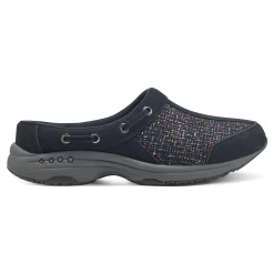 Hot Easy Spirit Travelport Clogs DarkNavyBoucle