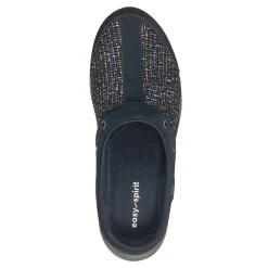 Hot Easy Spirit Travelport Clogs DarkNavyBoucle