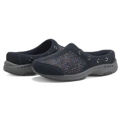 Hot Easy Spirit Travelport Clogs DarkNavyBoucle