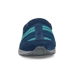 Easy Spirit Travelport Clogs BlueGreenPlaid