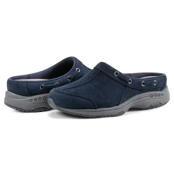 Discount Easy Spirit Travelport Clogs DarkBlueSuede