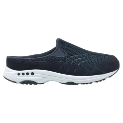 Outlet Easy Spirit Traveltime Classic Clogs NavySuedeMesh