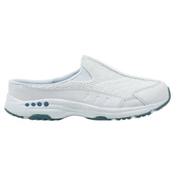 Best Easy Spirit Traveltime Classic Clogs WhiteLeatherMesh