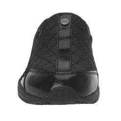 Outlet Easy Spirit Traveltime Classic Clogs Black/SilverPatent