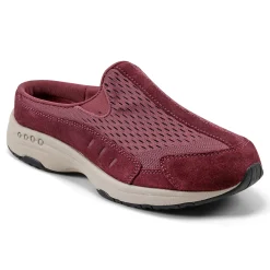Clearance Easy Spirit Traveltime Clogs RedSuede