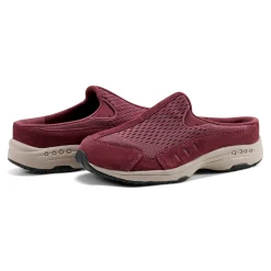 Clearance Easy Spirit Traveltime Clogs RedSuede