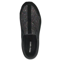 Outlet Easy Spirit Traveltime Clogs BlackGlittermulti