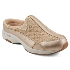 Easy Spirit Traveltime Clogs GoldRaffia