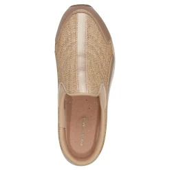 Easy Spirit Traveltime Clogs GoldRaffia