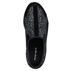Clearance Easy Spirit Traveltime Clogs BlackSilverGlitter