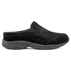 Easy Spirit Traveltime Clogs BlackVelourSuede