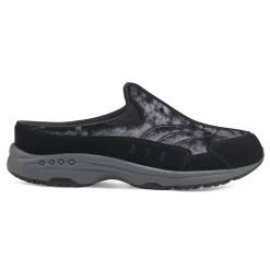 Easy Spirit Traveltime Clogs BlackCrushedVelvet
