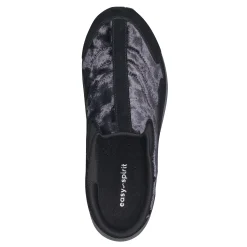 Easy Spirit Traveltime Clogs BlackCrushedVelvet