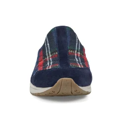 Sale Easy Spirit Traveltime Clogs NavyPlaid