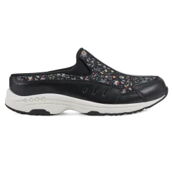 New Easy Spirit Traveltime Clogs BlackPrairieFloral