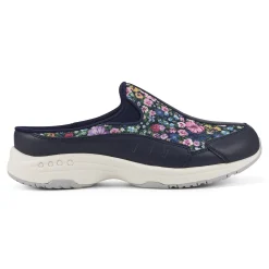 Easy Spirit Traveltime Clogs NavyDitsyFloralPrint