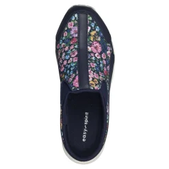 Easy Spirit Traveltime Clogs NavyDitsyFloralPrint