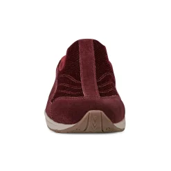 Sale Easy Spirit Traveltime Clogs RedVelourSuede
