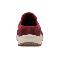 Sale Easy Spirit Traveltime Clogs RedVelourSuede