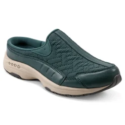 Sale Easy Spirit Traveltime Clogs DarkGreenNylon