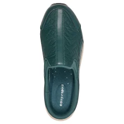 Sale Easy Spirit Traveltime Clogs DarkGreenNylon
