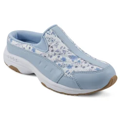 Best Easy Spirit Traveltime Clogs LightBluePrairieFloral