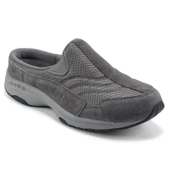 Sale Easy Spirit Traveltime Clogs GreySuede/Mesh