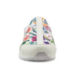 Discount Easy Spirit Traveltime Clogs IvoryPalmPrint