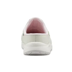 Discount Easy Spirit Traveltime Clogs IvoryPalmPrint