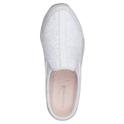 Discount Easy Spirit Traveltime Clogs WhiteSparkle