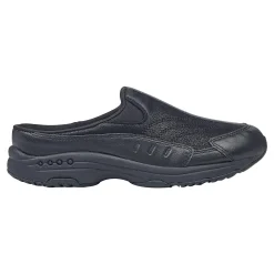 Easy Spirit Traveltime Leather Clogs BlackLeather