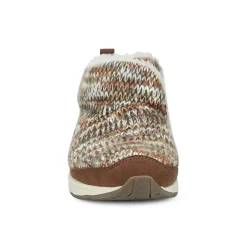 New Easy Spirit Trippin Cozy Booties BrownMulti